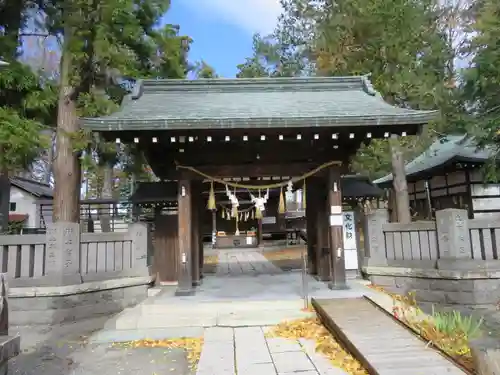 筑摩神社の山門・神門