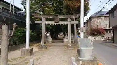 青渭神社の鳥居
