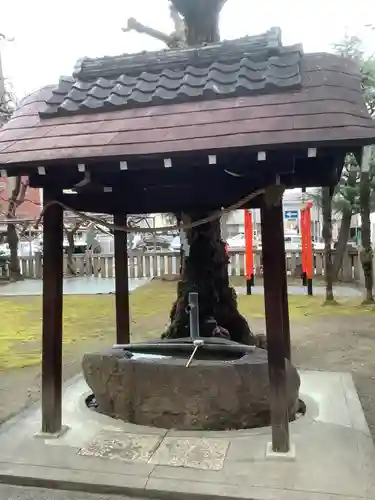 縣神社の手水舎