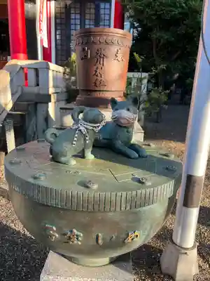 元郷氷川神社の狛犬