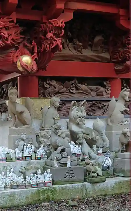 一瓶塚稲荷神社の狛犬
