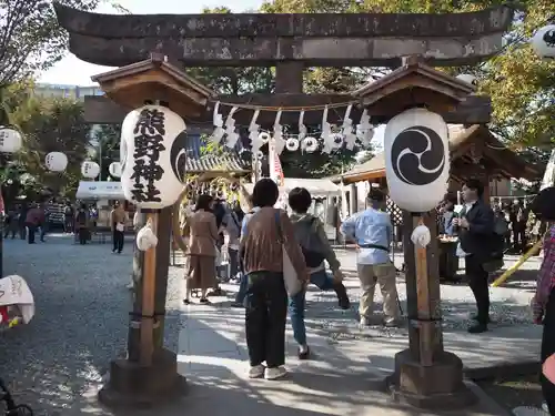 川越熊野神社の鳥居