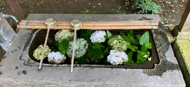 千代ケ岡八幡宮の手水舎