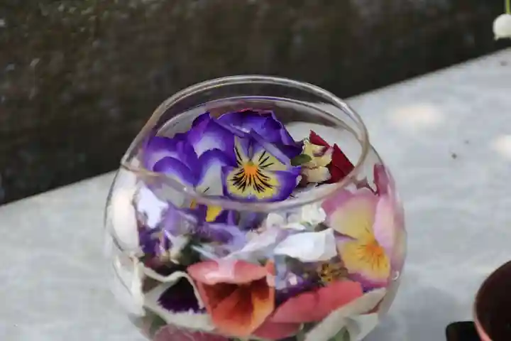 開成山大神宮の手水舎