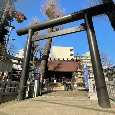 高円寺氷川神社の鳥居
