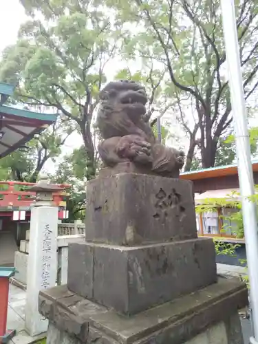 多摩川浅間神社の狛犬