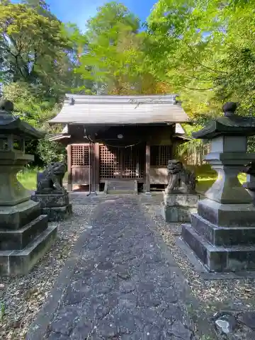 元大原神社の本殿・本堂