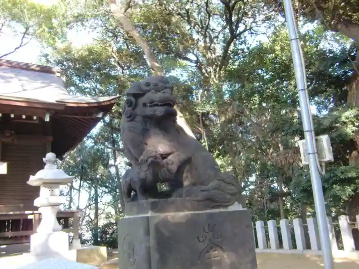 浅間神社の狛犬