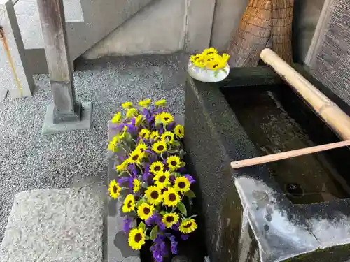 上尾御嶽神社の手水