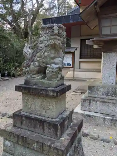 津八幡宮の狛犬