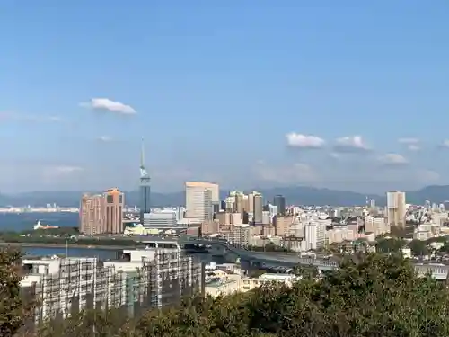 鷲尾愛宕神社の景色