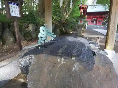 富士山東口本宮 冨士浅間神社の手水舎