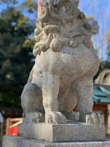 新田神社の狛犬