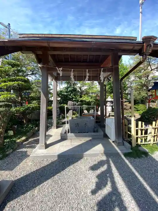 尾張猿田彦神社の手水舎