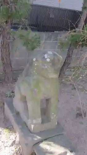 越谷香取神社の狛犬