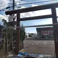 七重浜海津見神社の鳥居
