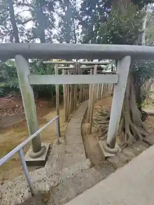 日限富士浅間神社の鳥居
