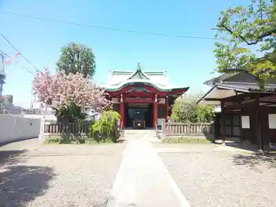 筑土八幡神社の本殿・本堂