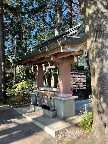 北澤八幡神社の手水舎