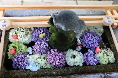 神炊館神社 ⁂奥州須賀川総鎮守⁂の手水舎