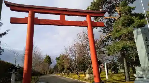 美瑛神社の鳥居