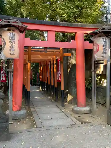 花園稲荷神社の鳥居