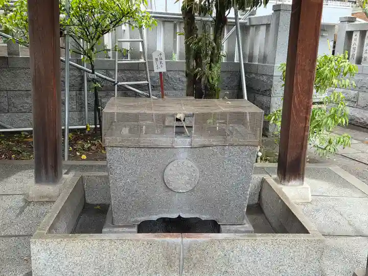 木場 洲﨑神社の手水舎