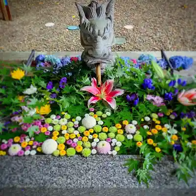 滑川神社 - 仕事と子どもの守り神の手水舎