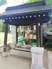 新倉氷川八幡神社の手水