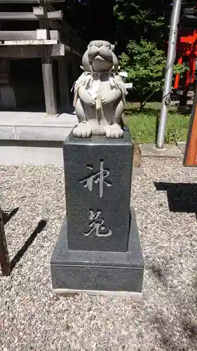 湯倉神社の狛犬