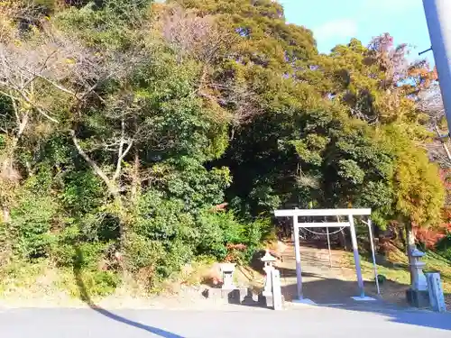 神明神社の鳥居