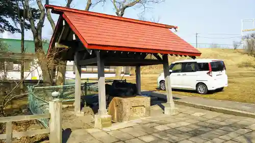 御傘山神社の手水