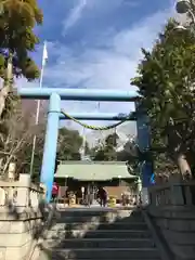 小名浜諏訪神社の鳥居