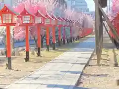 朝日森天満宮の景色