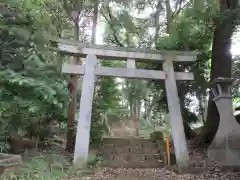 雷神社の鳥居