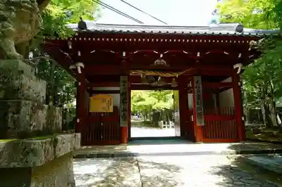 神峯山寺の山門・神門