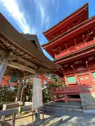 柏原八幡宮の塔