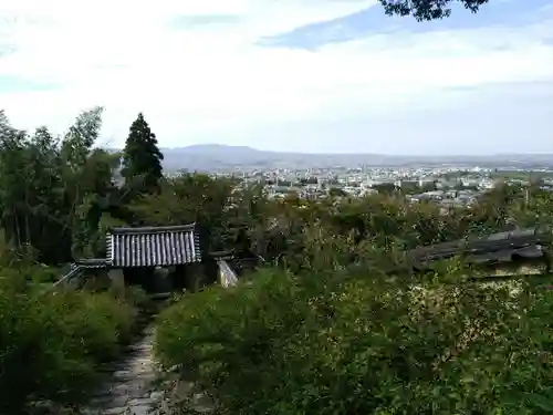 白毫寺の景色