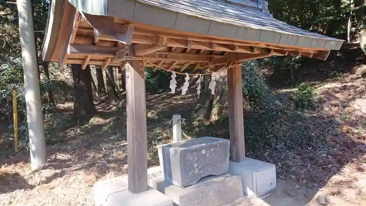 村檜神社の手水舎