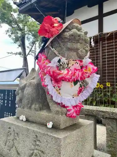 玉田神社の狛犬