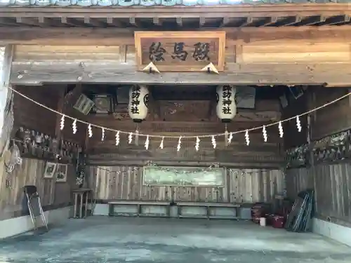 諏訪神社の本殿・本堂