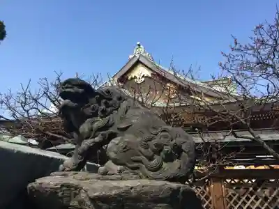 湯島天満宮の狛犬