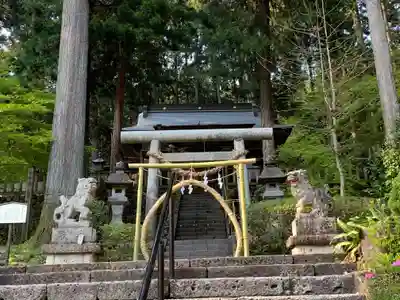 日光大室高龗神社の鳥居