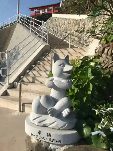 元乃隅神社の像