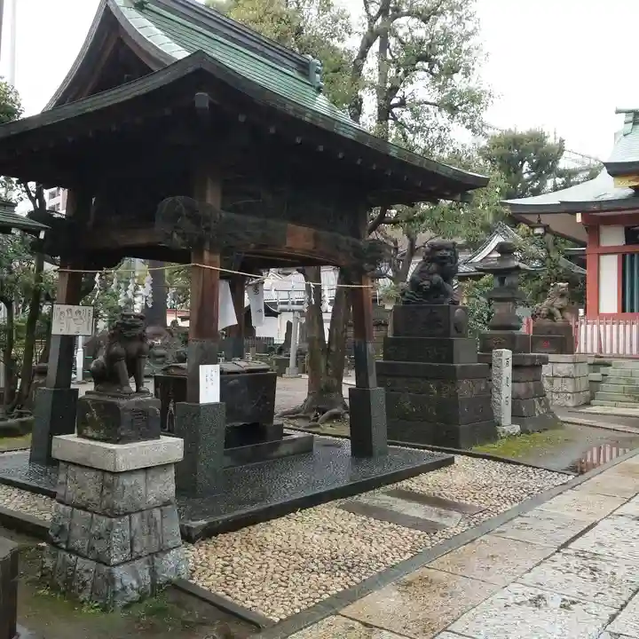 鮫州八幡神社の手水舎