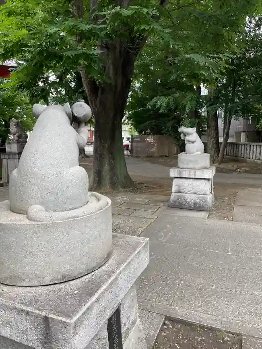 戸部杉山神社の狛犬