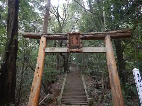 天石門別八倉比売神社の鳥居