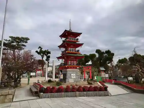 綱敷天満宮の塔