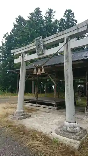 白山神社の鳥居