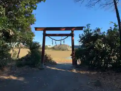 神明神社の鳥居